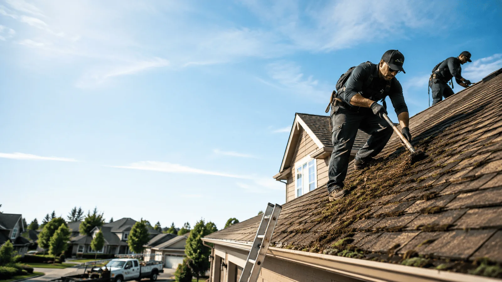 Roof Moss Removal in Anderson, IN near me